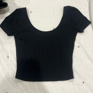 Hollister Slim Tee Black Size Small